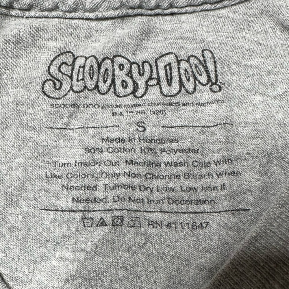 Scooby-Doo & The Gang Mystery Machine Graphic T-Shirt Grey Unisex Sz S - Picture 4 of 4